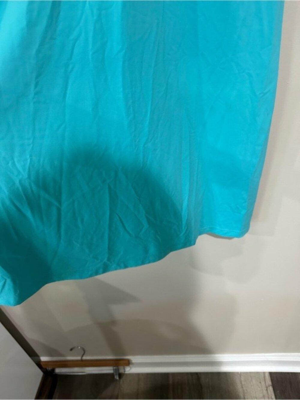 Athleta Turquoise Swim Dress Cover Up Racerback Shelf Bra Size Medium - Picture 5 of 11